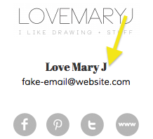 Where to find a Hello Man designer's email address