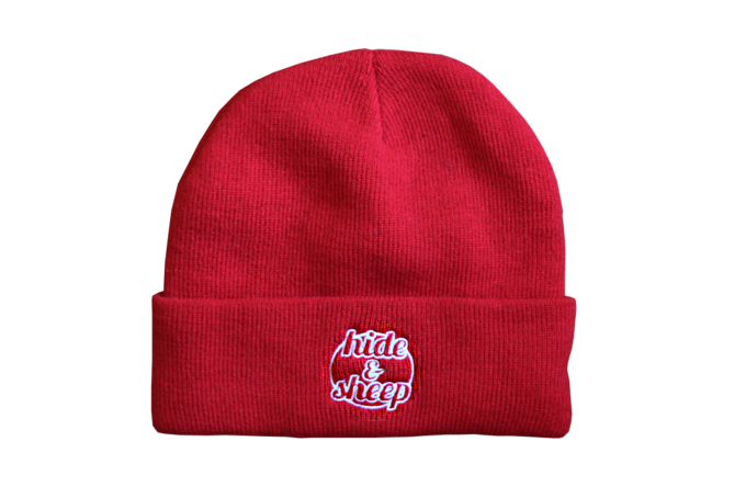Beanie (Black, Grey, Navy & Red) by hide and sheep